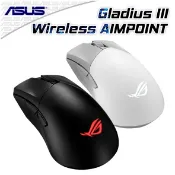 華碩 ASUS ROG Gladius III Wireless Aimpoint 白/黑  【送鼠墊】PCPARTY
