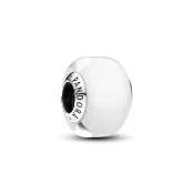 【Pandora 潘多拉】白色小巧 Murano 琉璃串飾