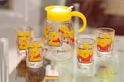 Disney小熊維尼壺杯組(一壺四杯)