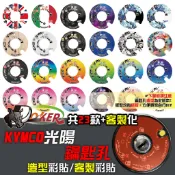 光陽 KYMCO 鑰匙孔 造型彩貼 客製 彩貼 造型貼 彩繪 適用於 K1 RCS dollar 鍍客doker
