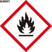 GHS危險物標示貼紙 A2601 危害化學品貼紙 易燃物 [飛盟廣告 設計印刷]