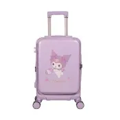 【SANRIO 三麗鷗】Kuromi酷洛米20吋可登機行李箱#淺紫色 BCKU25A20LP