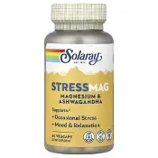 【iHerb】Solaray, StressMag，鎂與南非醉茄，60 粒素食膠囊