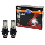 【Osram 歐司朗】LED 新氙光(HID轉LED) D2S 6000K/冷白光 汽車燈泡 公司貨(2入)