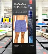 🌺代購🌺BANANA REPUBLIC 男平織寬版內褲 三件組