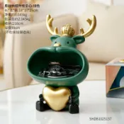 生活軌道 【招財納福】鑰匙收納擺件 玄關裝飾品 喬遷禮物 入厝禮品 新居賀禮 開運小物 實用美觀 陶瓷材質 臺灣現貨 免運直送