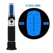 牛奶濃度計 牛奶濃度計手持式折射儀牛奶濃度測量儀 0-20%Milk