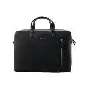 CERRUTI 1881 限量2折 義大利頂級小牛皮公事包 全新專櫃展示品