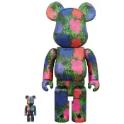 ＊MEDICOM TOY BE@RBRICK 400% 100% 安迪沃荷 Andy Warhol 花 flowers＊