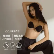 【NuBra 絕世好波｜ F-Lite-輕型黑 】入門超輕量隱形內衣 透氣舒適 日常穿搭