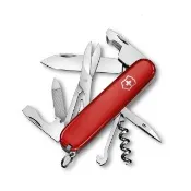【VICTORINOX 瑞士維氏】瑞士刀 Companion系列含開箱器 91mm/16用/紅(1.3909)