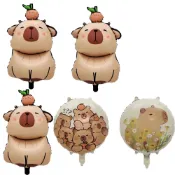 [24小時髮貨]新品卡皮巴拉鋁箔氣球可愛卡通動物卡皮巴拉氣球派對裝飾布置氣球生日布置 派對布置 生日氣球 派對氣球