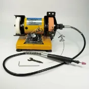 『青山六金』附發票 迷你 砂布輪機 110V 1500-10000 rpm 253.5005 砂輪機 octopus