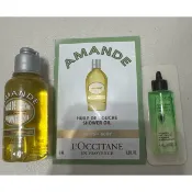 歐舒丹 L'OCCITANE 杏仁沐浴油 6ml 35ml 草本豐蘊養髮精華 4ml 試用包 小樣 旅行組
