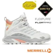【MERRELL】女 MOAB SPEED 2 MID GORE-TEX 多功能防水透氣中筒登山健行鞋.登山鞋/Vibram黃金大底/ ML038824 霧灰色