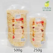 新鮮現貨！100%天然新鮮加州生杏仁片/碎片任選 夾鏈袋裝，經黃麴毒素檢測，無添加，未硫化 適合製作杏仁瓦片 IDUNN