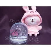 現貨 客製 水晶球 情人節 生日 禮物 日本 卡娜赫拉 打工兔兔 打工  圍裙 書店 卡納赫拉 兔兔p助 吊飾 掛飾
