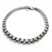 【DOKODEMO】成色極佳 ▼ TIFFANY&Co. Tiffany 威尼斯 925 銀鍊手鍊，重 16.65 克，男女皆宜，配件