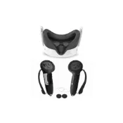 (店+)適配VR Quest 3S加長型手把保護套遮光罩組電池開蓋升級款