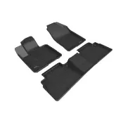 【3D】卡固立體汽車踏墊適用於  Hyundai Tucson L 2023~2027 油電版/後座左側無安全帶護蓋