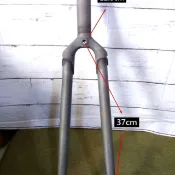 自行車 腳踏車 公路車一吋 有牙 未塗裝 全新前叉 老鋼管 單速 場地 FIXED 全新