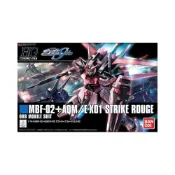 (店+)【BANDAI 萬代】鋼普拉 BANDAI 鋼彈SEED HG 1/144 #176 STRIKE ROUGE 嫣紅攻擊鋼彈