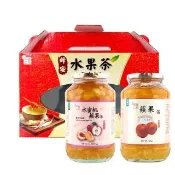 【韓味不二】生茶系列禮盒1kgx2入(生柚子/生紅棗/水蜜桃蘋果/生蘋果/生檸檬-送禮推薦/年節禮盒/春節禮盒)