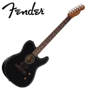 名冠樂器 Fender Acoustasonic Standard Telecaster 電木吉他 黑色