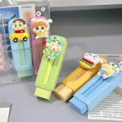 創意橡皮擦 學生橡皮擦 橡皮擦 可愛蠟筆小新卡通橡皮擦創意推拉伸縮國小生碎屑乾淨超淨新款