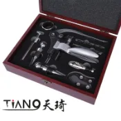 源創優品 【可開發票】新品開瓶器-套裝鋅合金紅酒啟瓶器家用開酒器葡萄酒開電動定製logo