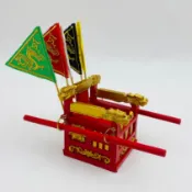 【古德】小神轎 武轎 迷你神明轎 小神尊轎 / 轎棍 五營旗 廟會