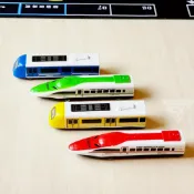 (店+)『塑膠仿真新幹線高速列車/4色』鐵路火車 鐵道列車 迴力車 玩具車 小汽車 仿真列車 玩具火車 軌道火車(高鐵 列車 火車)