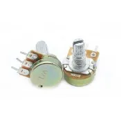WH148單聯雙聯電位器 B1K 2K5K10K20K 50K 100K 500K柄長15 20MM