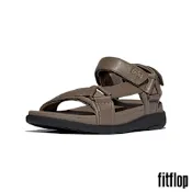 【FitFlop】F-MODE GO 可調式後帶涼鞋-男(褐色)