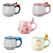 【 日本 sunart 】 Disney 迪士尼 杯緣子 馬克杯 (5款可選) 咖啡杯 茶杯 米奇 米妮 史迪奇 維尼