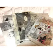 Jump 50週年 仿原畫 雙層 資料夾 Ｌ型夾 A4 文件夾  jump展 七龍珠遊戲王灌籃高手幽游白書 連線代購