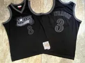 艾倫·艾佛森(Allen Iverson) NBA 費城76人隊 1997～98 復古黑色 球衣 3號