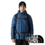 【THE NORTH FACE 美國】男雙面羽絨保暖連帽外套(FP700) 『海軍藍/黃』NF0A83OM