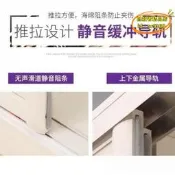 【台灣現貨】特價衣櫃推拉門移門百葉衣櫃門木塑板壁櫃門鋁鎂合金推拉滑門