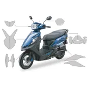 (店+)【XILLA】YAMAHA PGO isavR 威力 125 3M犀牛皮保護膜 車殼 儀表板 燈具保護貼(細痕自我修復 抗黃 透亮) 