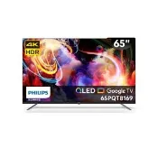 【Philips 飛利浦】65型4K QLED Google TV 智慧顯示器(65PQT8169)