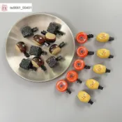 Smile💛圓圓🎀臺灣出貨🔥限時下殺免運費🚀仿真板栗髮夾可愛不傷發土豆髮卡小柿子劉海夾迷你臭豆腐髮飾頭飾