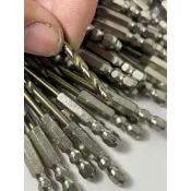 工業級1/8六角柄麻花鑽 正M35含鈷 高速鋼5%鈷 可2公分白鐵穿透 6.35六角鑽頭 3.2六角鑽尾.
