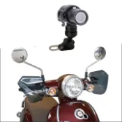 MiVue MIO M733 WIFI U型固定座勁系列機車行車記錄器支架子環繞減震座皮革環繞減震固定座快拆環狀固定座組
