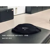 NIKE 腰包 斜背包 肩背包 刺繡 JUST DO IT LOGO BAG 黑色  BA5781-010【PS中壢】