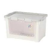 【KEYWAY 聯府】KP70 布拉格前取式整理箱-附輪-4入-多色可選(滑輪整理箱 附蓋整理箱 置物箱  塑膠箱)