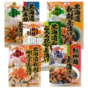 *貪吃熊* 日本 北海大和 紀州梅 北海道 秋鮭 鰹魚 芝麻 鮭魚 明太子 茶漬 茶泡飯 飯料 灑飯料 撒飯 香鬆 飯友