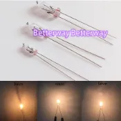 10 件裝 T3 T4 T5 1.5V 3V 6V 9V 12V 24V 汽車儀表板燈鹵素燈泡燈汽車立體聲音頻齒輪指示燈