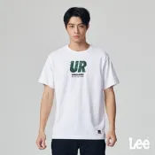 Lee 男款 樹葉UR短袖圓領T 白色｜Urban Riders