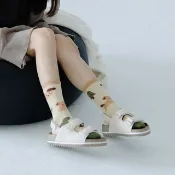 【屋外の靴下】日系百搭 古著中筒襪
